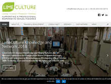 Tablet Screenshot of limeculture.co.uk